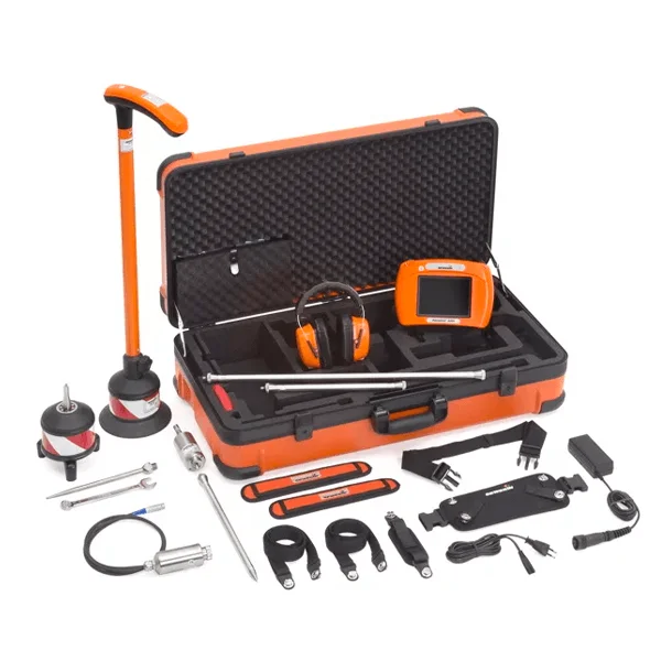 Localización de fuga de agua con geófono